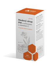 Medový sirup PM s echinaceou a vitamínem C 200 g 