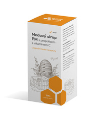 Medový sirup PM s propolisem a vitamínem C 200 g 