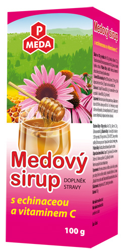  PM MEDOVÝ SIRUP s echinaceou a vitaminem C 100 g 